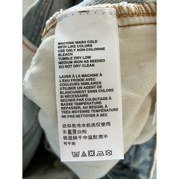 BDG Urban Outfitters Men's 32x32 Dad Slim Taper Fit Jeans Light Wash Blue Cotton - Picture 10 of 11